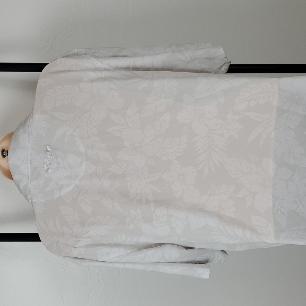 Straight Down Performance Polo White Men Size L - image 4